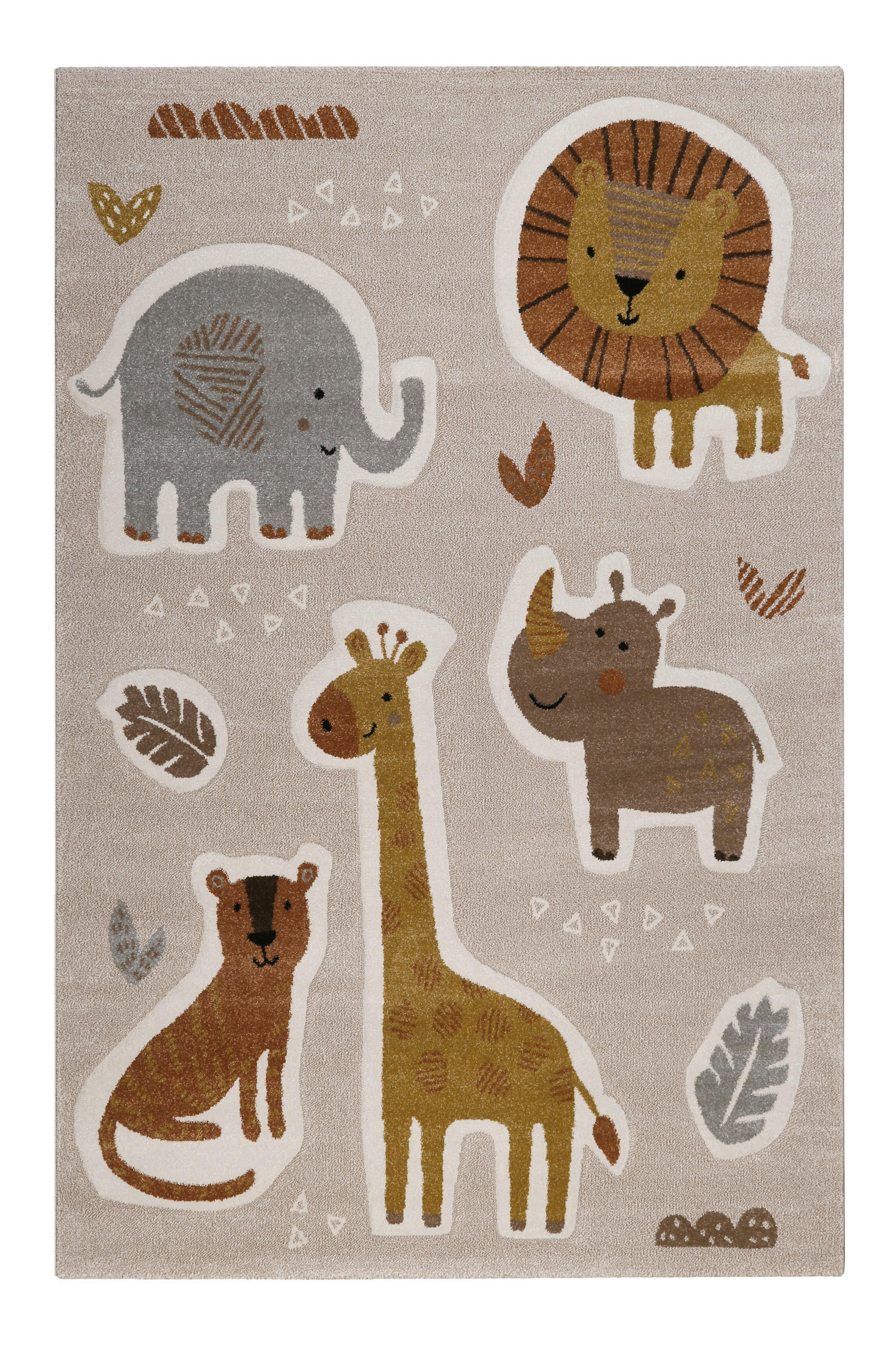 KINDERTEPPICH 140/200 cm Nala & Friends Tier  - Multicolor, Basics, Textil (140/200cm)