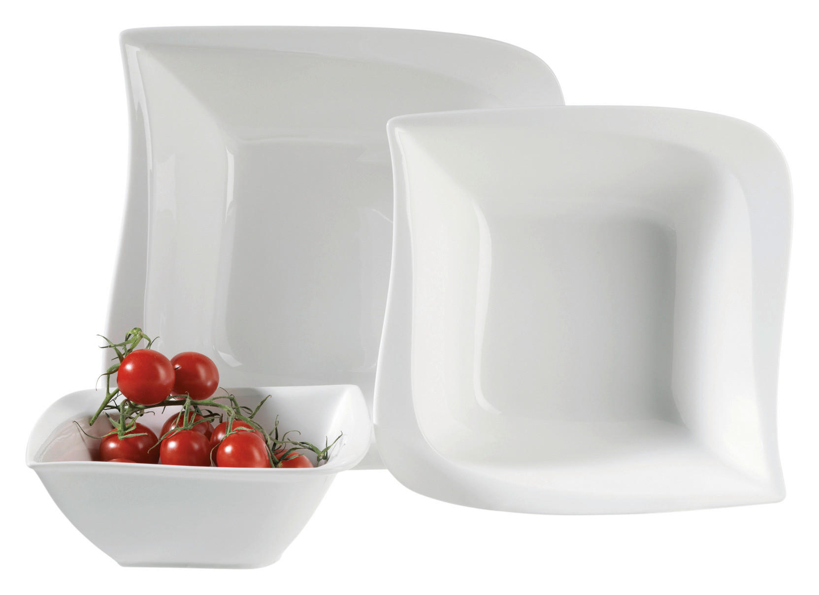 SCHÜSSELSET 3-teilig  - Weiß, Basics, Keramik - Mäser