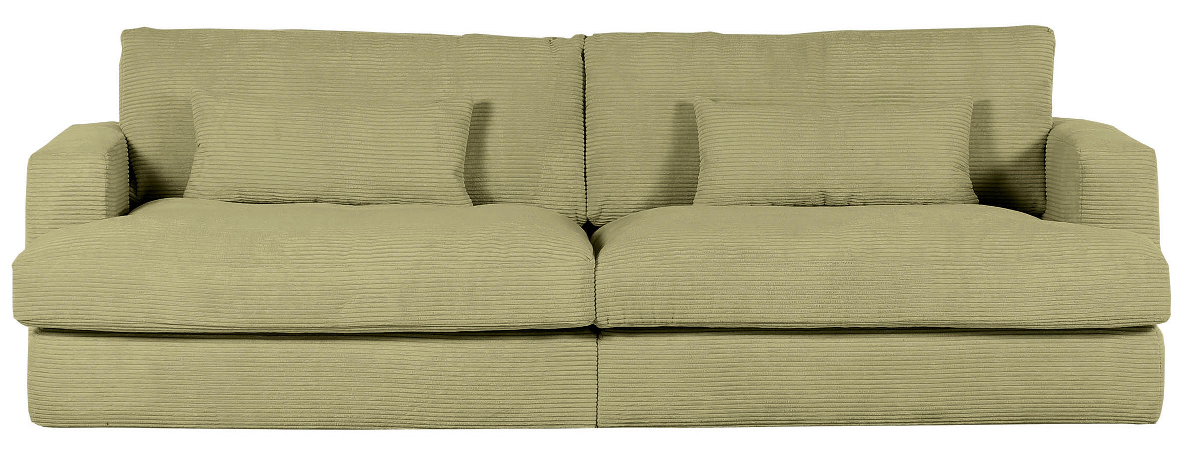 VELIKA SOFA tekstil  svijetlo zelena    - svijetlo zelena/crna, Romantično / ladanjski, tekstil/plastika (270/67/120cm) - Landscape