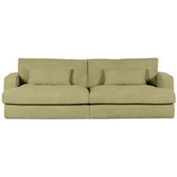 VELIKA SOFA tekstil  svijetlo zelena    - svijetlo zelena/crna, Romantično / ladanjski, tekstil/plastika (270/67/120cm) - Landscape