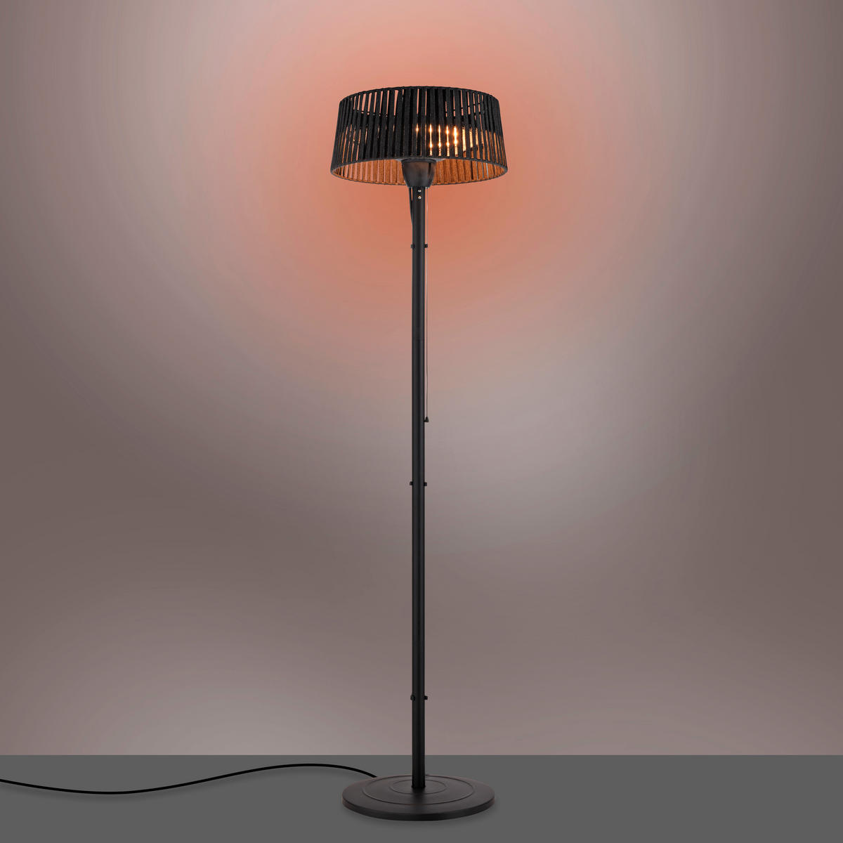 ZUNANJI GRELNIK  Glow   50/50/195 cm          - črna, Basics, kovina (50/50/195cm)