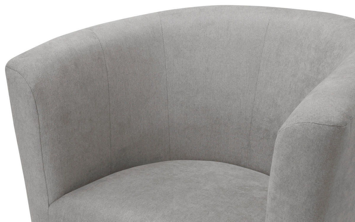 FOTEL - fekete/taupe, Konventionell, textil (70/77/60cm) - MID.YOU