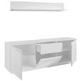 TV-ELEMENT Weiß  169/180/38 cm  - Weiß, MODERN, Holzwerkstoff (169/180/38cm) - Carryhome