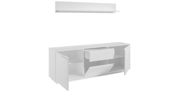 TV-ELEMENT Weiß 169/180/38 cm - Weiß, MODERN, Holzwerkstoff (169/180/38cm) - Carryhome