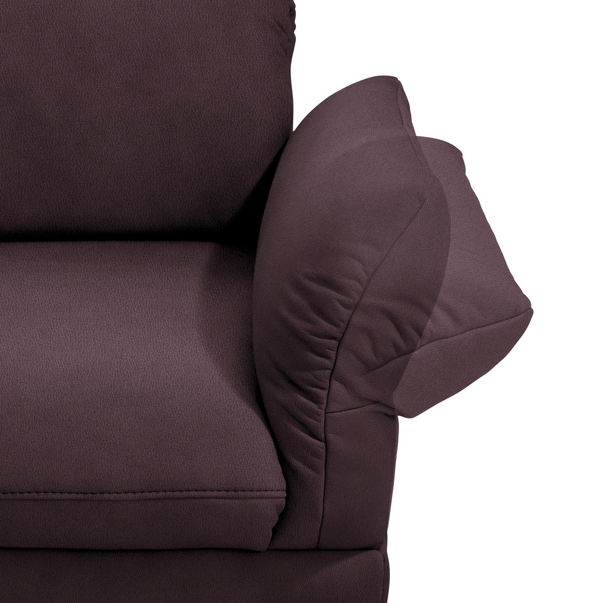 ECKSOFA in Echtleder Dunkelbraun  173/308 cm  - Anthrazit/Dunkelbraun, Design, Leder/Metall (173/308cm) - Joop!