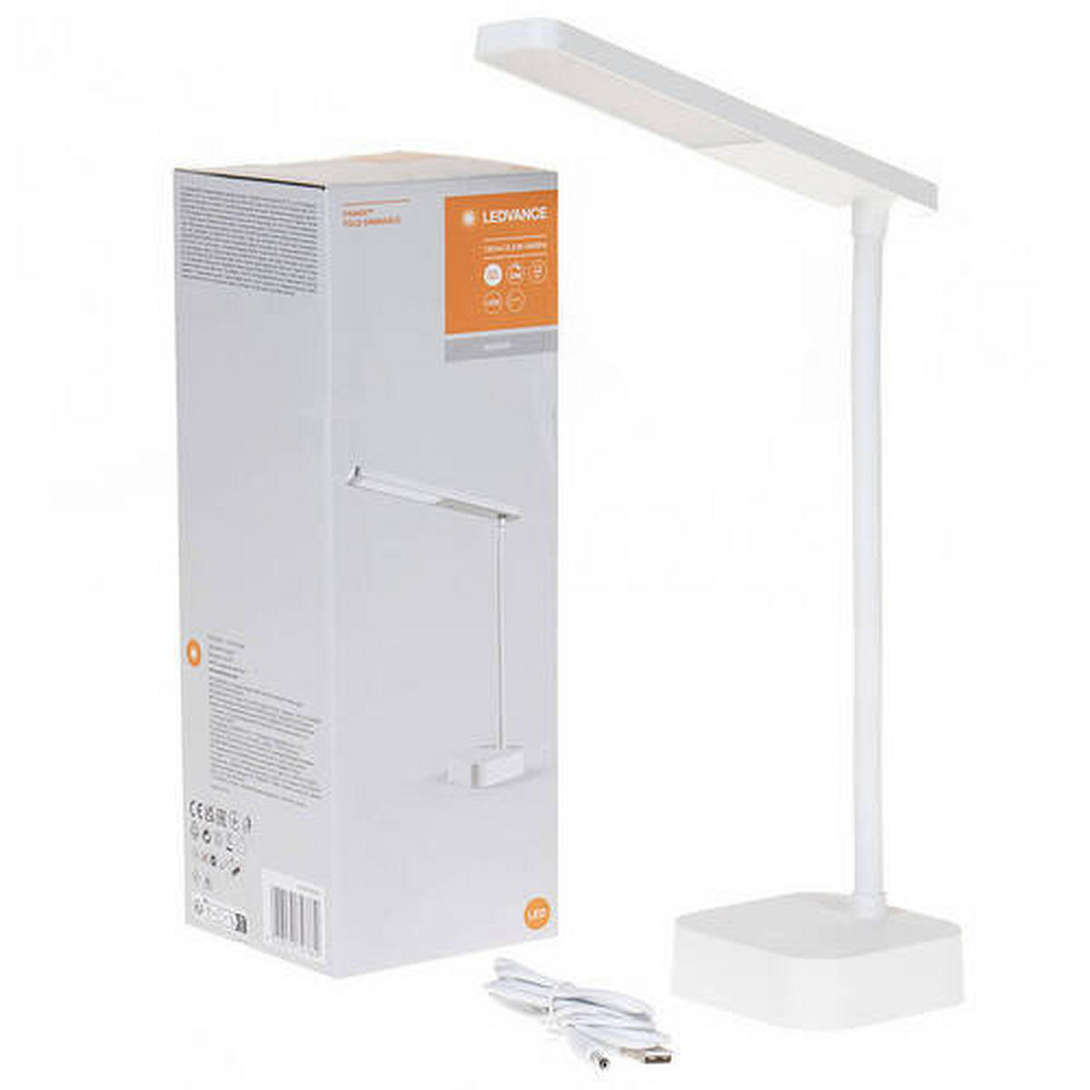LED-SVETILKA ZA PISALNO MIZO     23,6/8,5/29 cm          - bela, Basics, umetna masa (23,6/8,5/29cm)