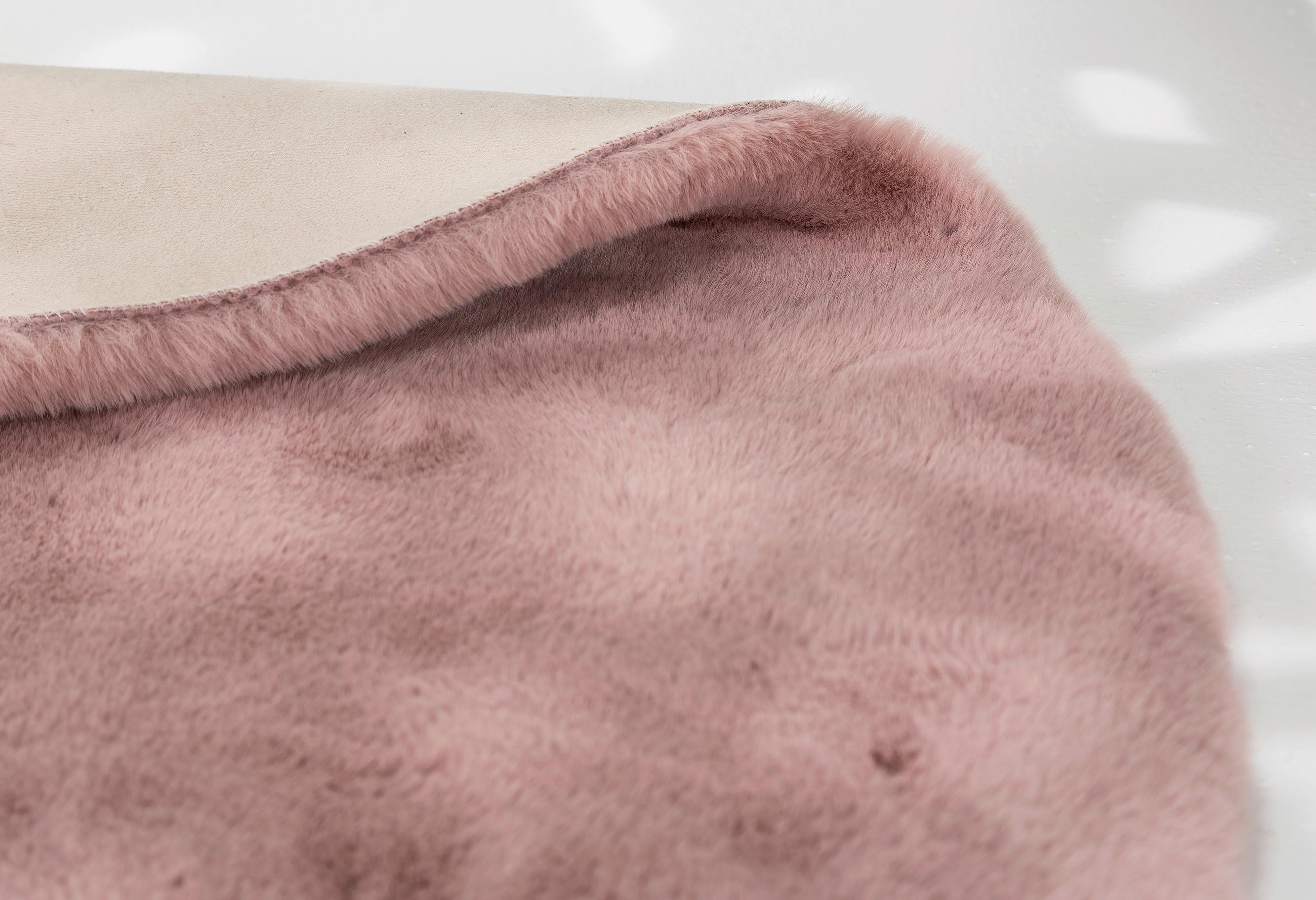 FELLTEPPICH 120 cm Tender 6281/52 D180 000 Altrosa  - Altrosa, Basics, Textil (120cm) - Schöner Wohnen