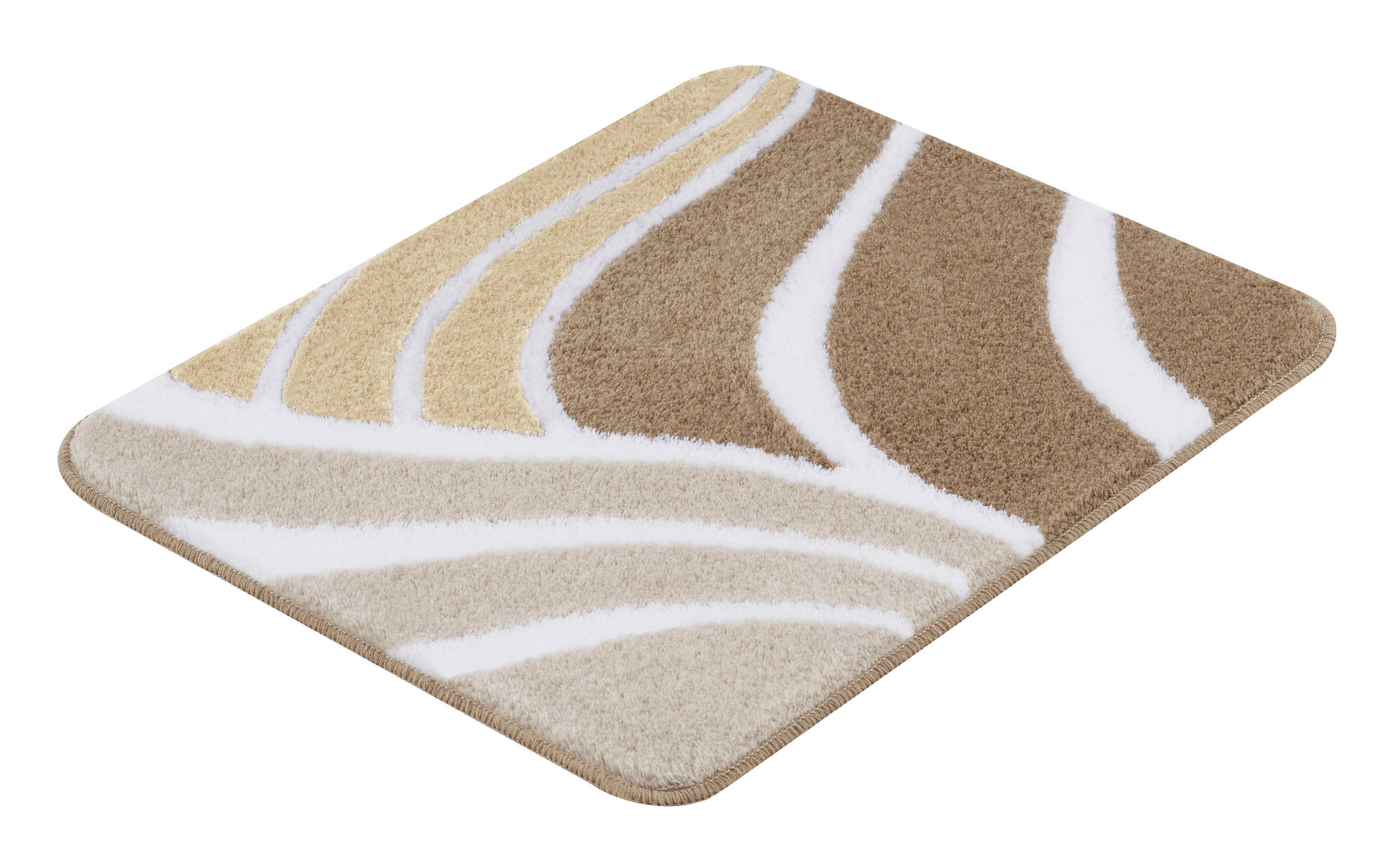 BADTEPPICH 55/65 cm  - Basics, Kunststoff/Textil (55/65cm) - Kleine Wolke