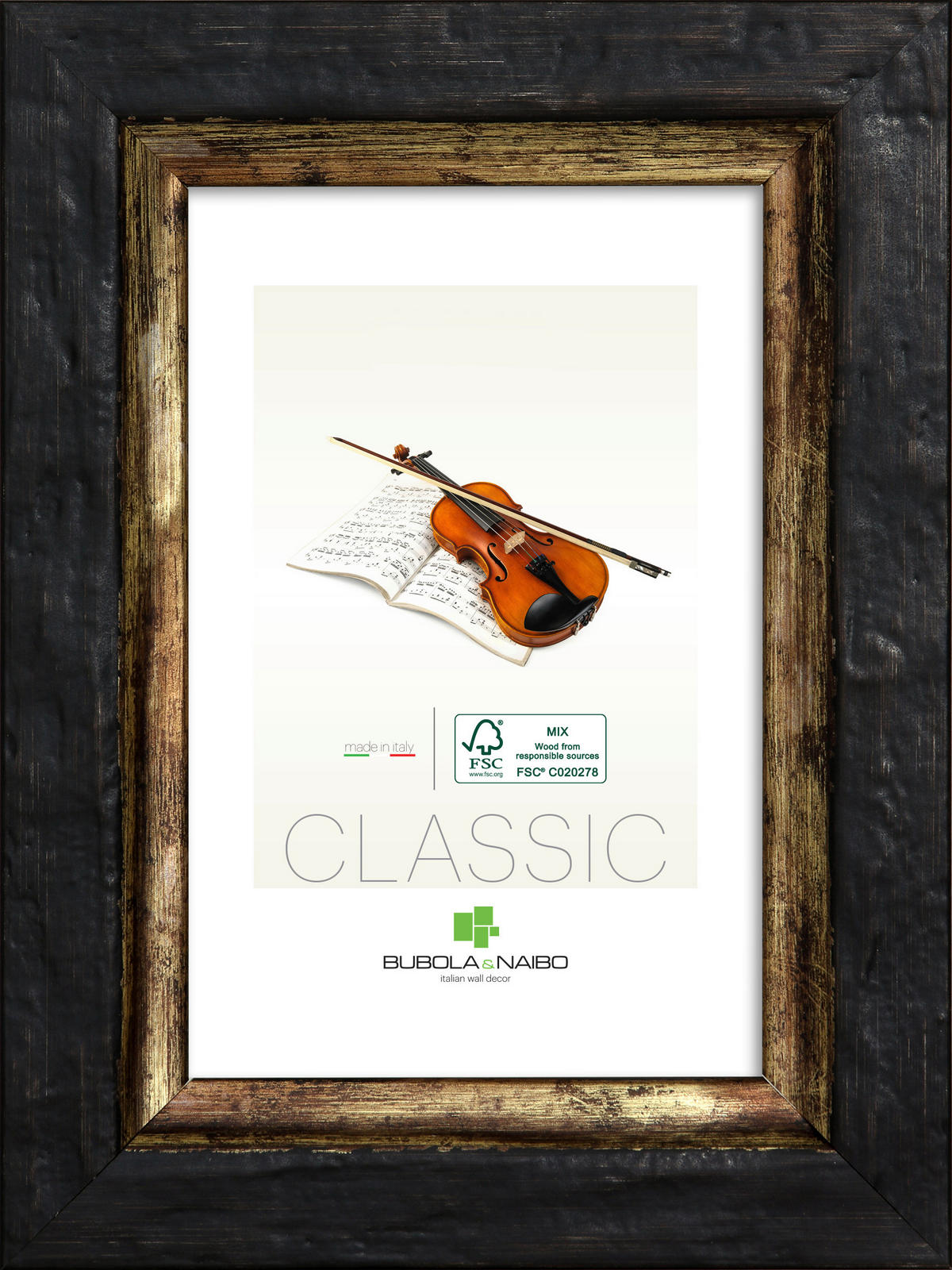 RAHMEN 13/18 cm  - Schwarz, Basics, Holz (13/18cm)