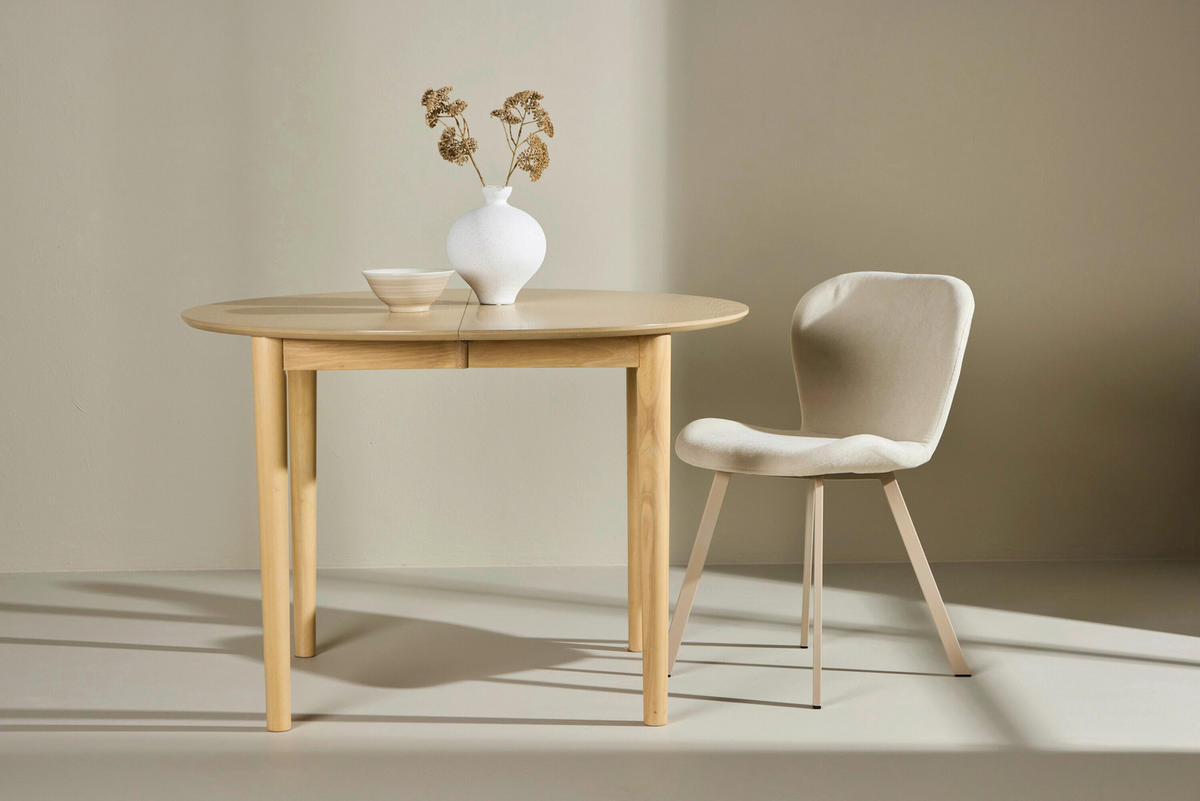 ESSTISCH in Holz  - Weiß, MODERN, Holz (110/75cm) - Livetastic