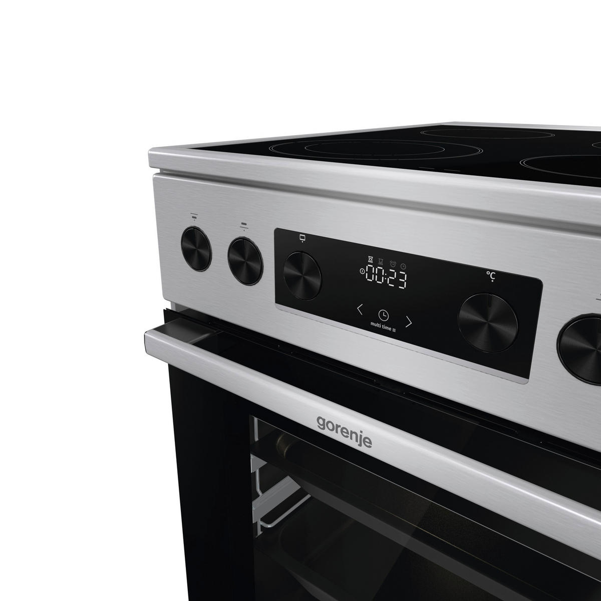 HERD GECS5C70XPA  - Edelstahlfarben, Trend, Glas/Metall (50/85/59,4cm) - Gorenje