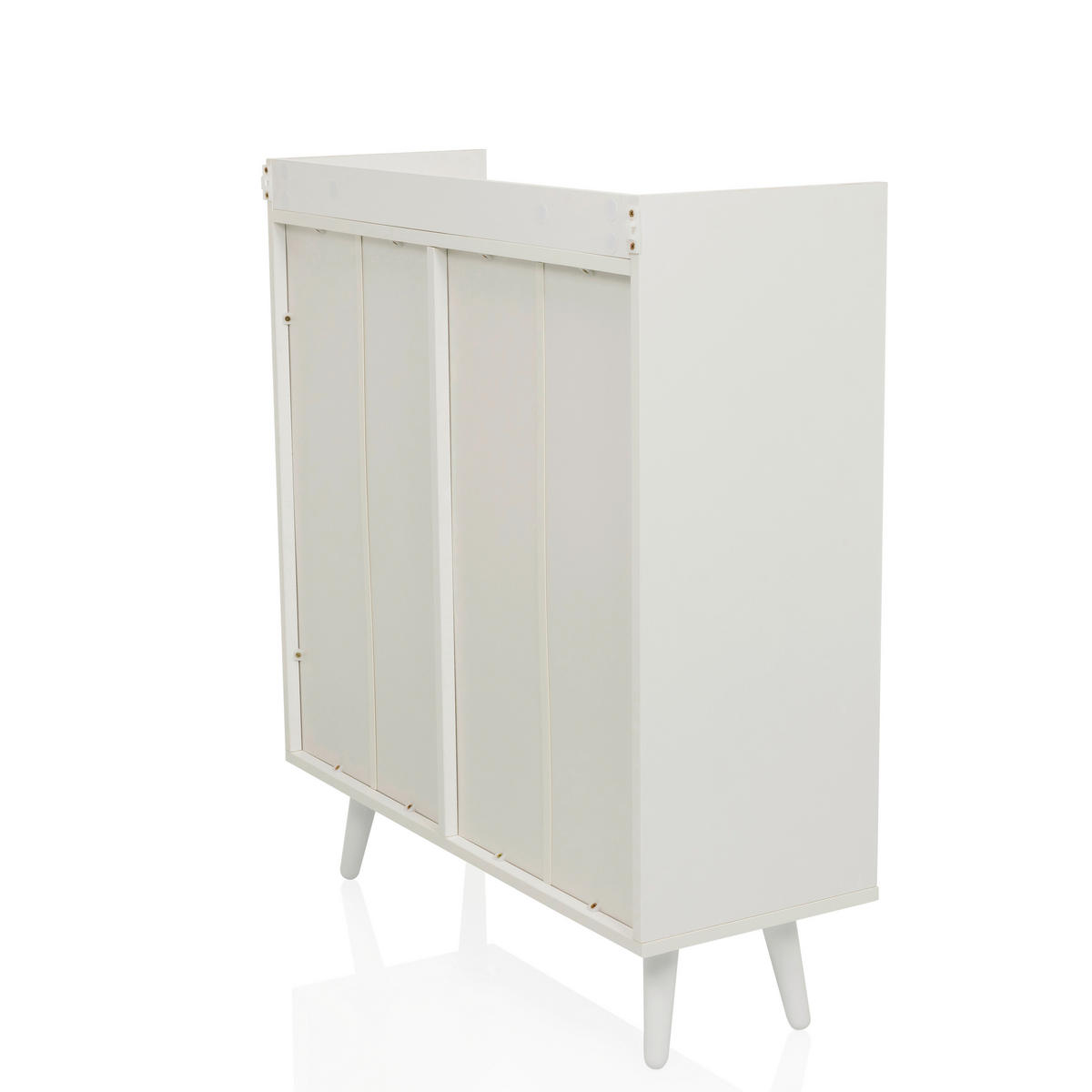 KOMMODE  in 80/90/30 cm  - Weiß, MODERN, Holzwerkstoff/Metall (80/90/30cm) - MID.YOU
