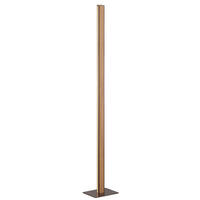 LED-STEHLEUCHTE ARVISO 18/142/22 cm  - Eiche Bianco/Braun, Natur, Holz/Kunststoff (18/142/22cm) - Brilliant