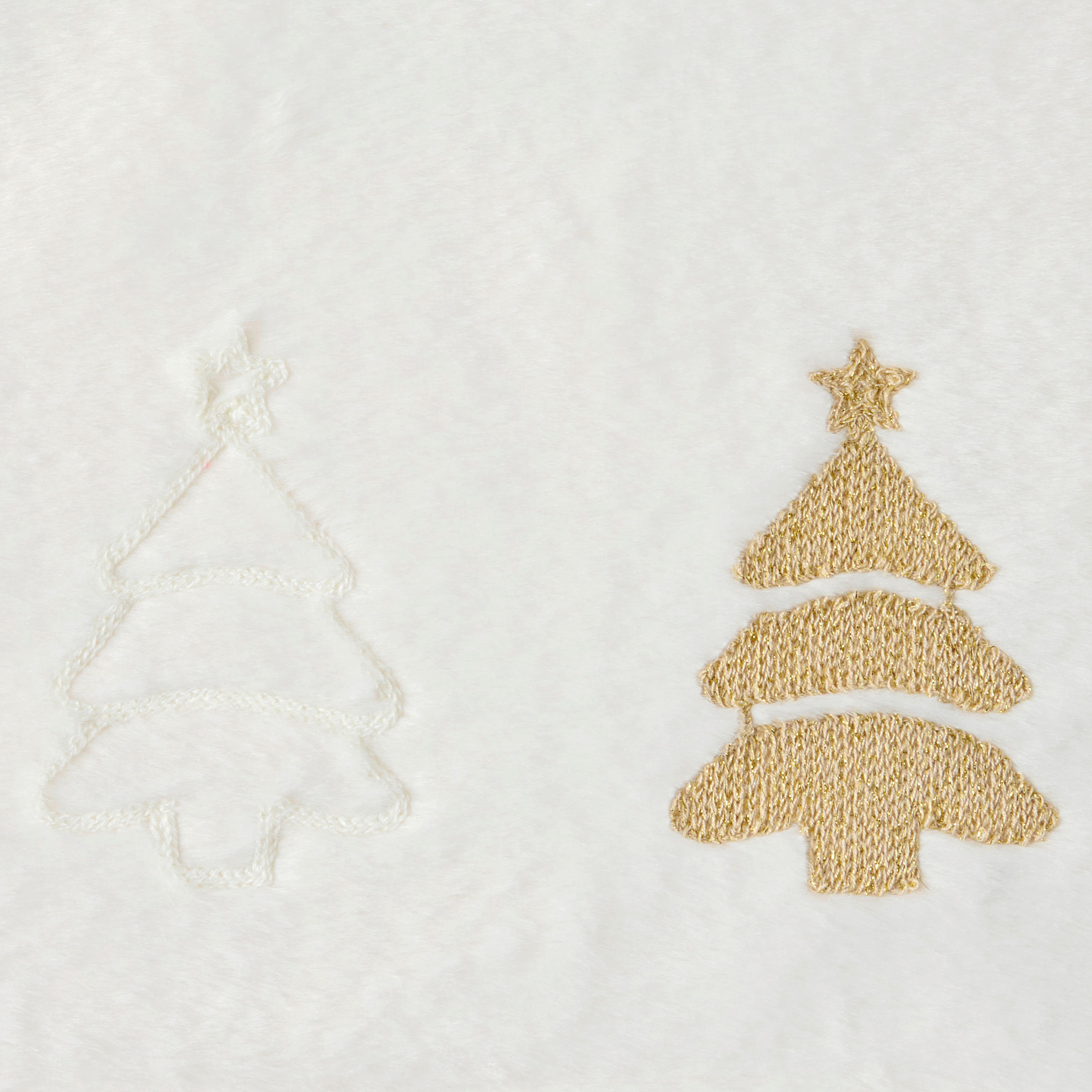 TISCHLÄUFER CHRISTMAS TREE Textil Weiss 40/140 cm  - Weiss, Trend, Textil (40/140cm) - X-Mas