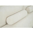 WOHNLANDSCHAFT Beige Chenille  - Beige/Schwarz, KONVENTIONELL, Textil/Metall (160/340/188cm) - Xora