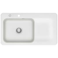 SPÜLE Juna 90 / 50150213  - Weiß, Basics, Keramik (90/20/51cm) - Systemceram