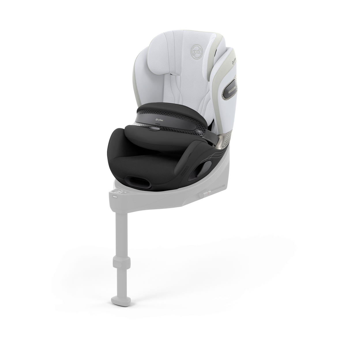 KINDERAUTOSITZ Anoris S Style Misty Grey  - Hellgrau, Basics, Kunststoff/Textil (49/45/58cm) - cybex PLATINUM