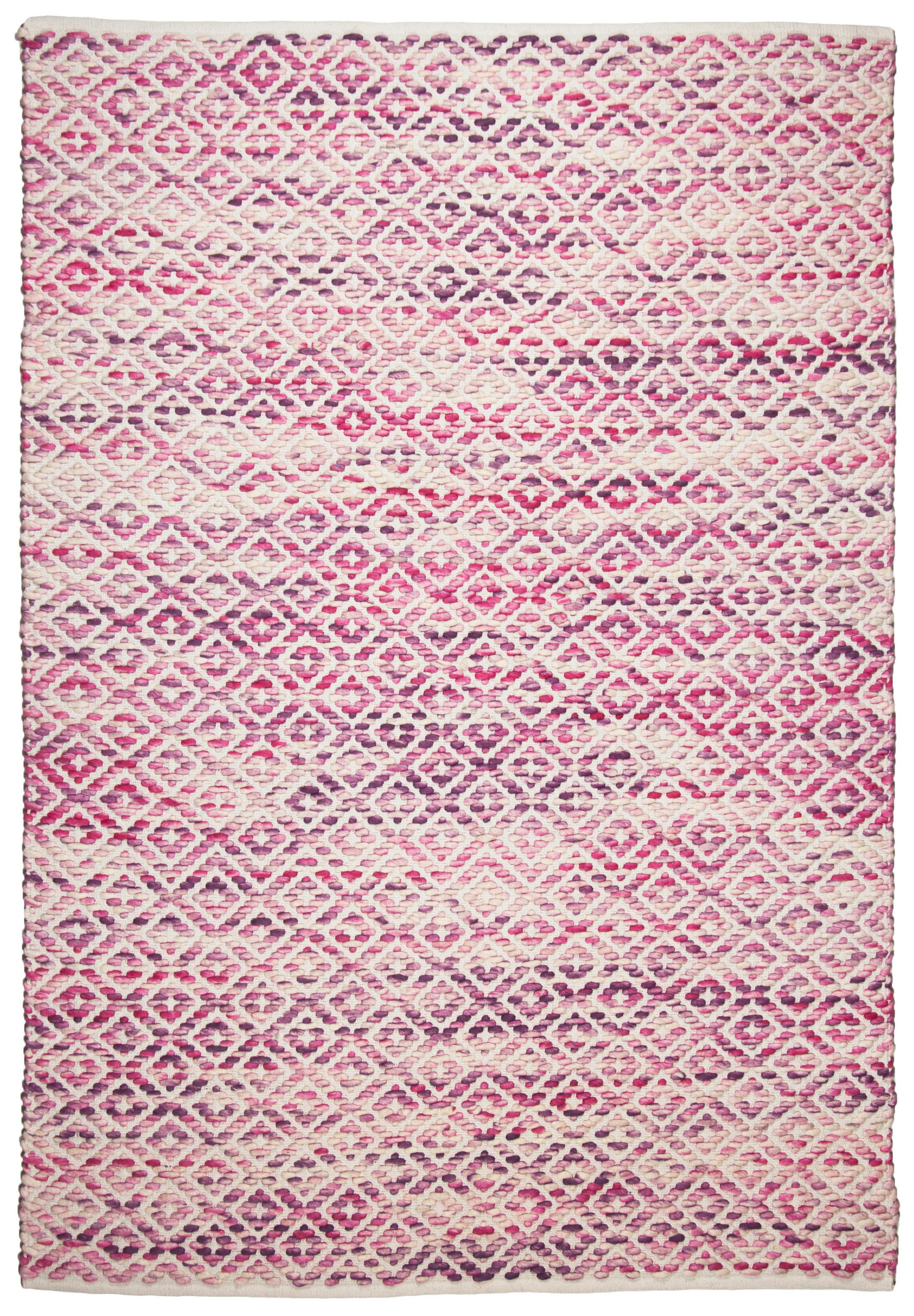 RUČNO TKANI TEPIH 160/230 cm   pink   - pink, Design, tekstil (160/230cm) - Tom Tailor