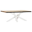 TISCHPLATTE      - Akaziefarben, Design, Holz (200/100/5cm) - Landscape