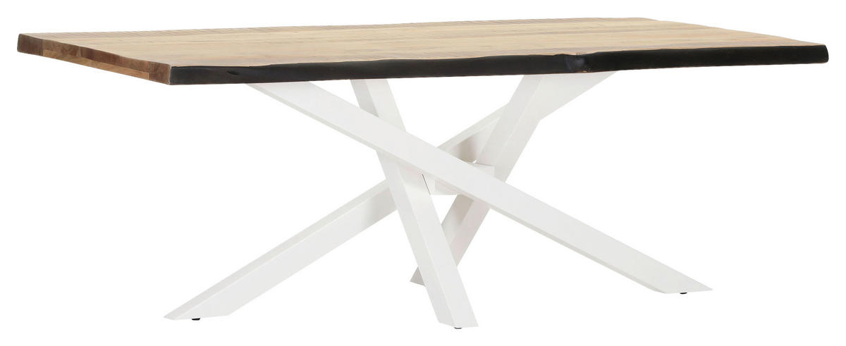 TISCHPLATTE      - Akaziefarben, Design, Holz (200/100/5cm) - Landscape