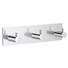 HAKENLEISTE - Chromfarben, Basics, Metall (16,4/4/3,9cm) HAKENLEISTE - Chromfarben, Basics, Metall (16,4/4/3,9cm)