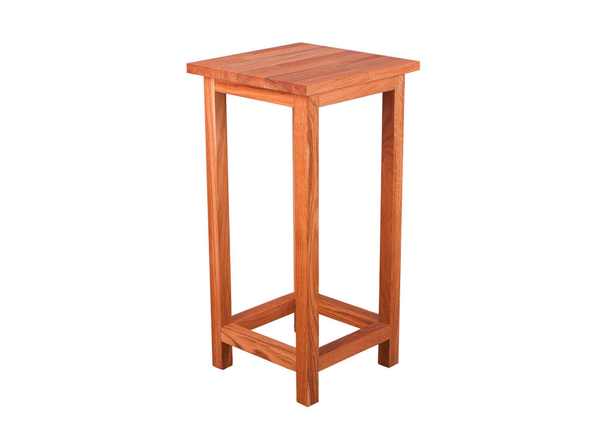 Universalhocker Echtholz  - Eichefarben, Basics, Holz (30/60/30cm) - Gardenson