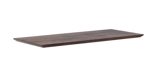 TISCHPLATTE Eiche massiv Eichefarben, Dunkelbraun  - Eichefarben/Dunkelbraun, Design, Holz (180/90/6cm) - Waldwelt