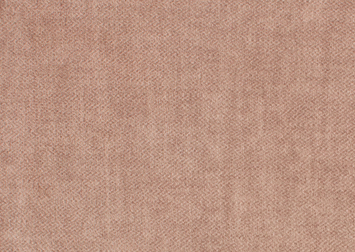 ECKSOFA in Velours Hellbraun  - Hellbraun/Schwarz, Design, Textil/Metall (153/283cm) - Valdera