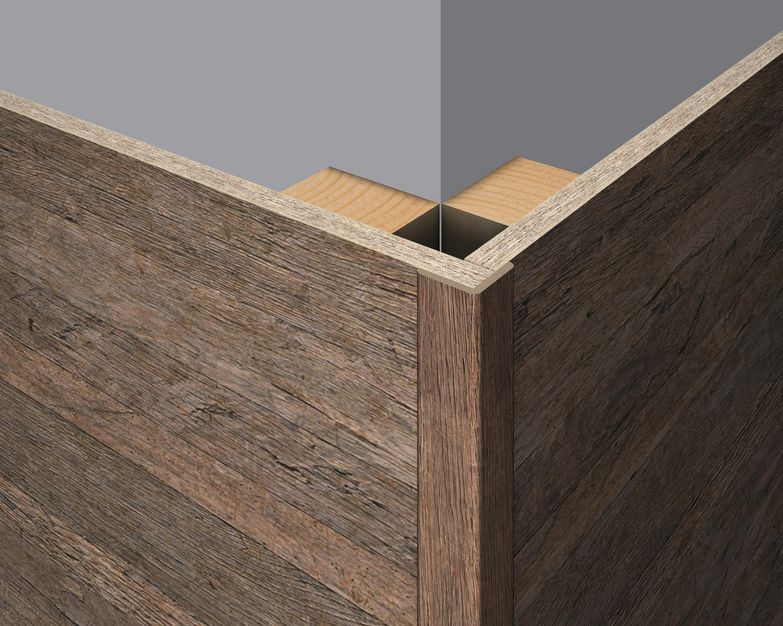 Faltleiste Eiche  - Eichefarben, Basics, Naturmaterialien (240/2.2/2.2cm) - Egger Holzwerkstoffe