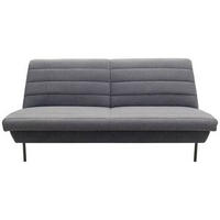 2-SITZER-SOFA Blaugrau  - Blaugrau/Schwarz, Design, Textil/Metall (185/92/103cm) - LOOKS by W.Joop