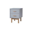 NACHTTISCH 40/55/44 cm  - Eichefarben/Grau, Design, Holz/Holzwerkstoff (40/55/44cm) - MID.YOU
