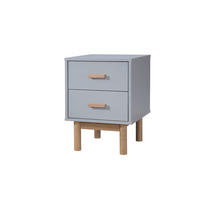 NACHTTISCH 40/55/44 cm  in Eichefarben, Grau  - Eichefarben/Grau, Design, Holz/Holzwerkstoff (40/55/44cm) - MID.YOU