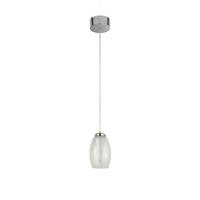LED-HÄNGELEUCHTE Cyclone 11,5/120 cm   - Basics, Glas/Metall (11,5/120cm) - Searchlight