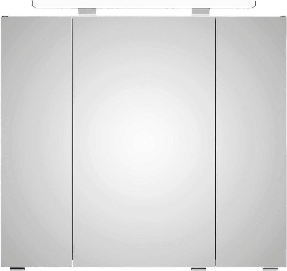 BADEZIMMER 3-teilig  in 84 cm  - Chromfarben/Graphitfarben, MODERN, Glas/Keramik (84cm) - Sadena