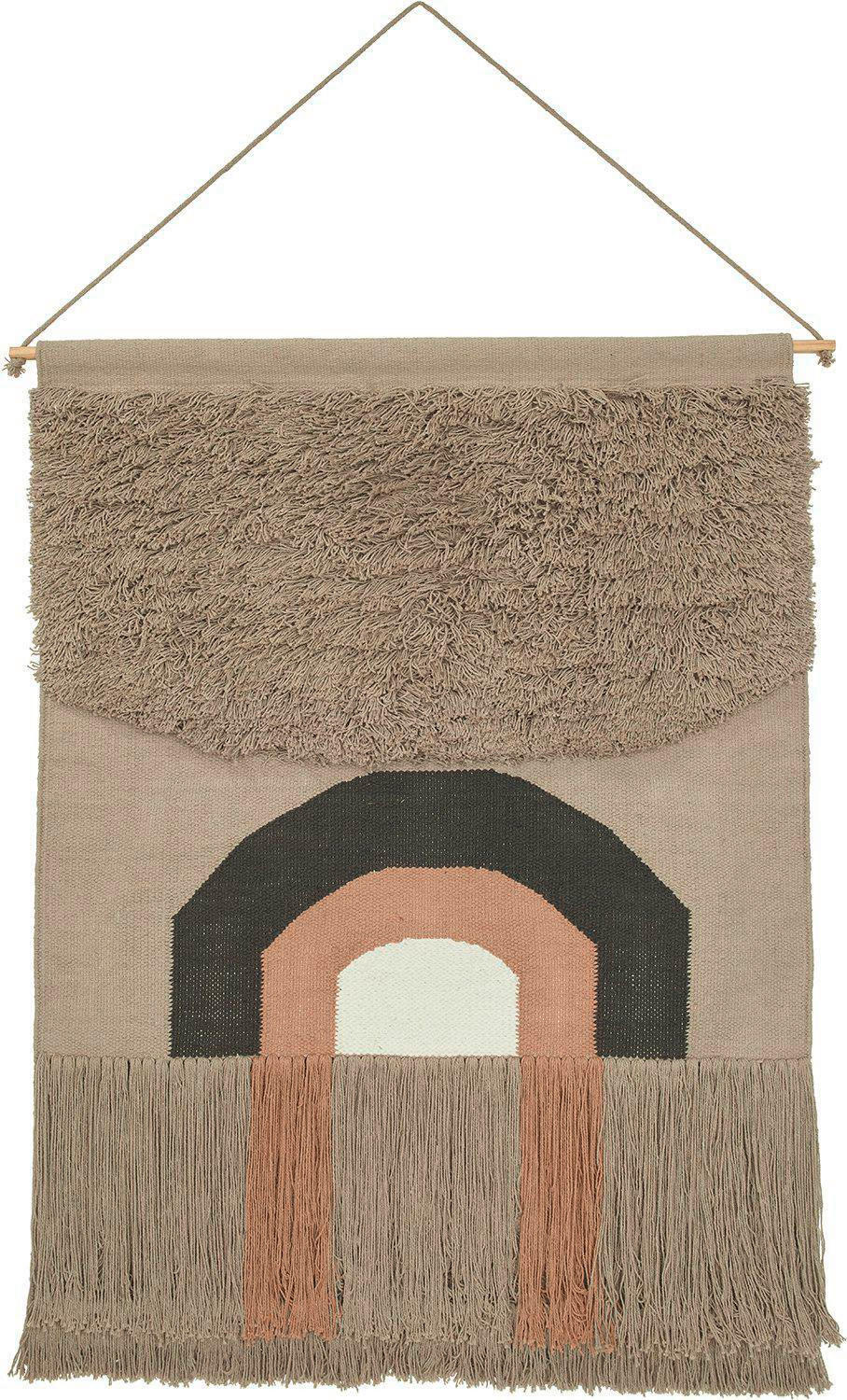 WANDTEPPICH  - Hellbraun, Basics, Textil (80/105cm) - Svanefors