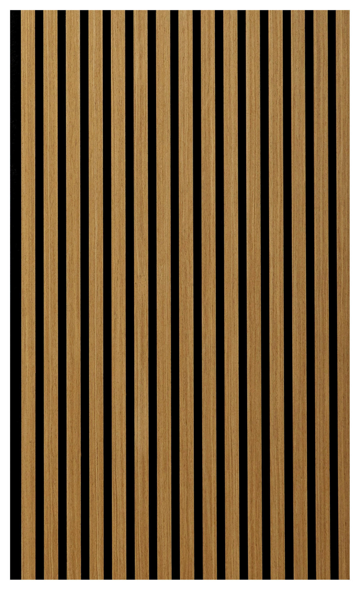 AKUSTIKPANEEL Echtholz  - Eichefarben, Basics, Holzwerkstoff/Kunststoff (120/56/1,6cm) - Novel