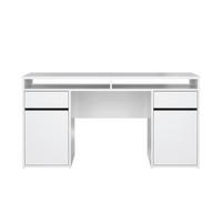 SCHREIBTISCH 149/48,2/77,4 cm  in Weiß Hochglanz  - Weiß Hochglanz, MODERN, Holzwerkstoff (149/48,2/77,4cm) - MID.YOU