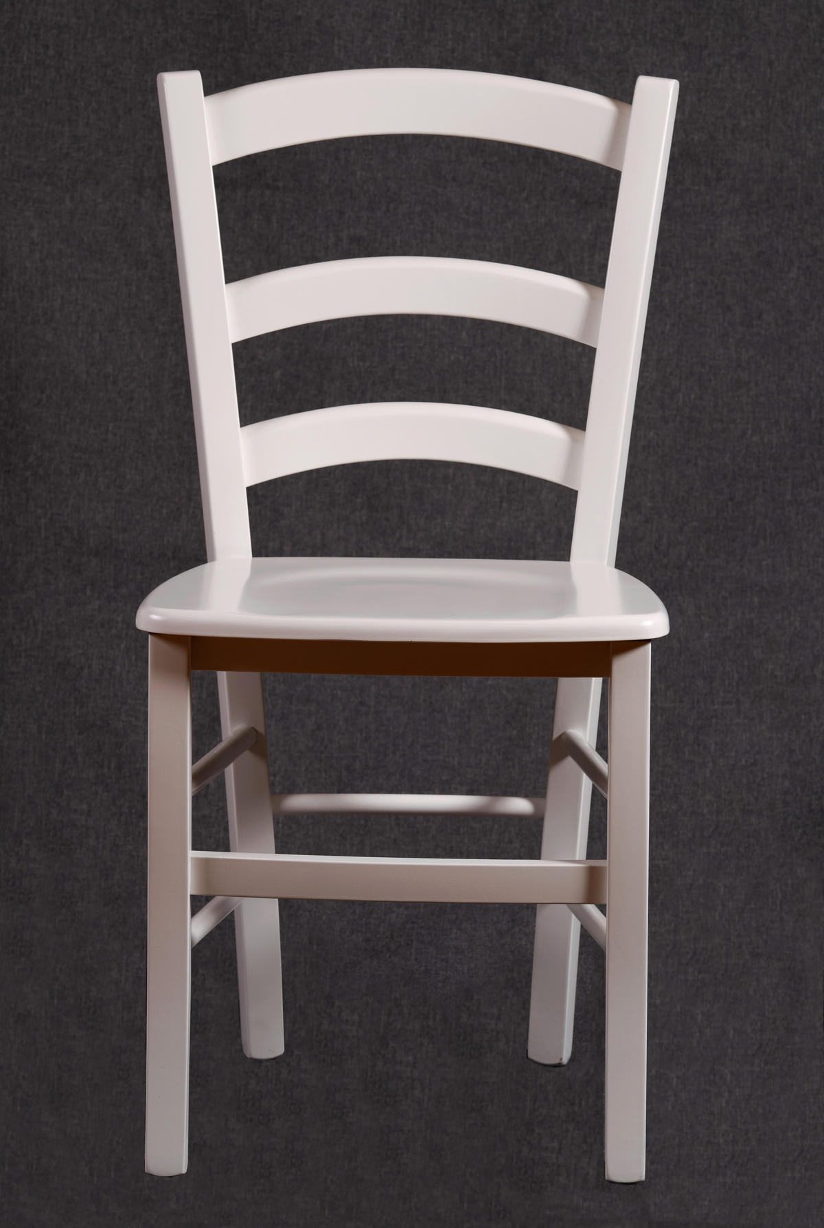 STOLICA  bijela  drvo      - bijela, Konvencionalno, drvo (43,5/86,5/49cm)