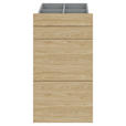 SCHUBLADENSET 45,3/83/46,8 cm Eichefarben  - Eichefarben, KONVENTIONELL, Holzwerkstoff (45,3/83/46,8cm) - Hom`in