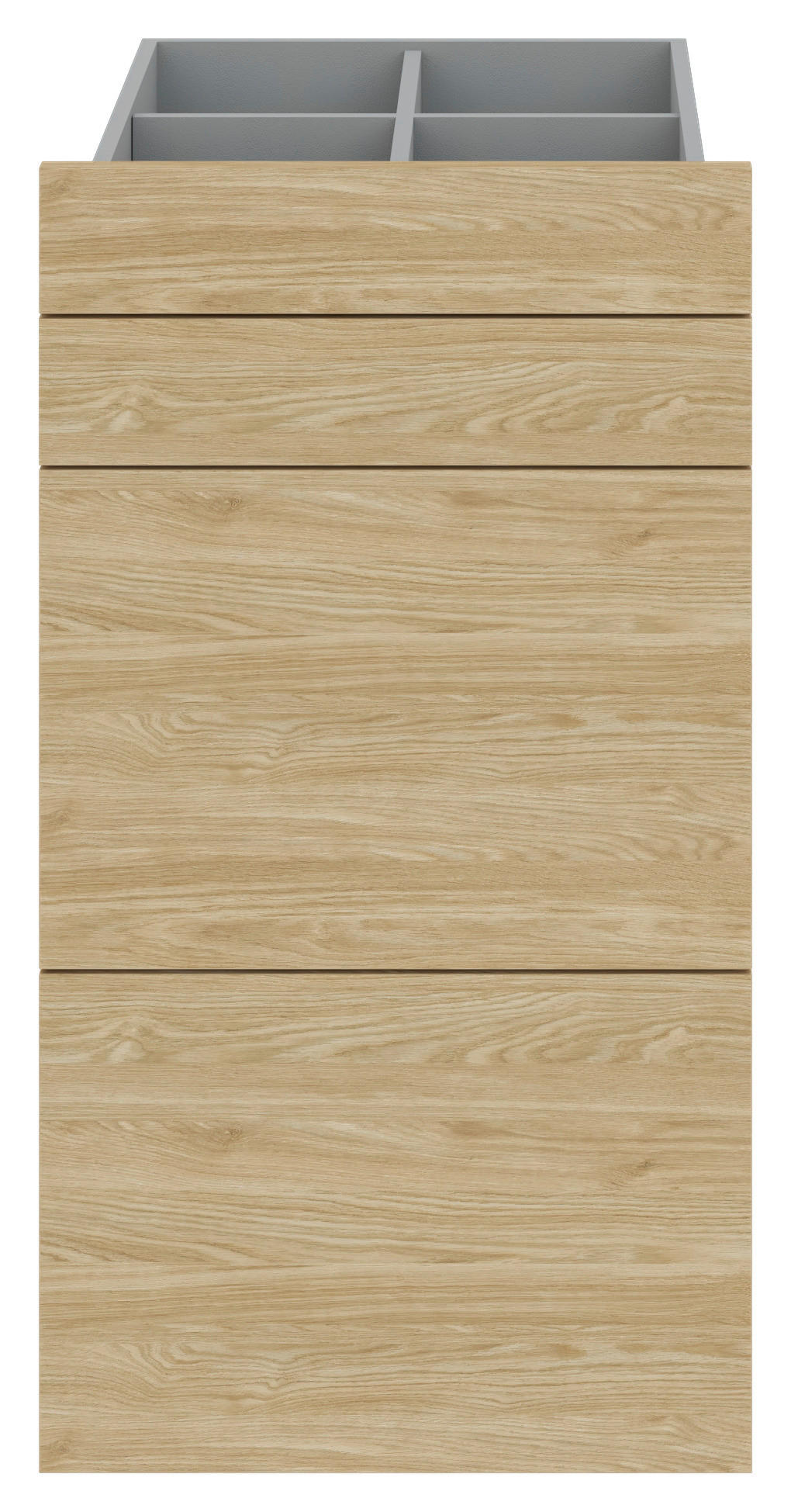 SADA ZÁSUVEK, barvy dubu, 45,3/83/46,8 cm - barvy dubu, Konvenční, kompozitní dřevo (45,3/83/46,8cm) - Hom`in