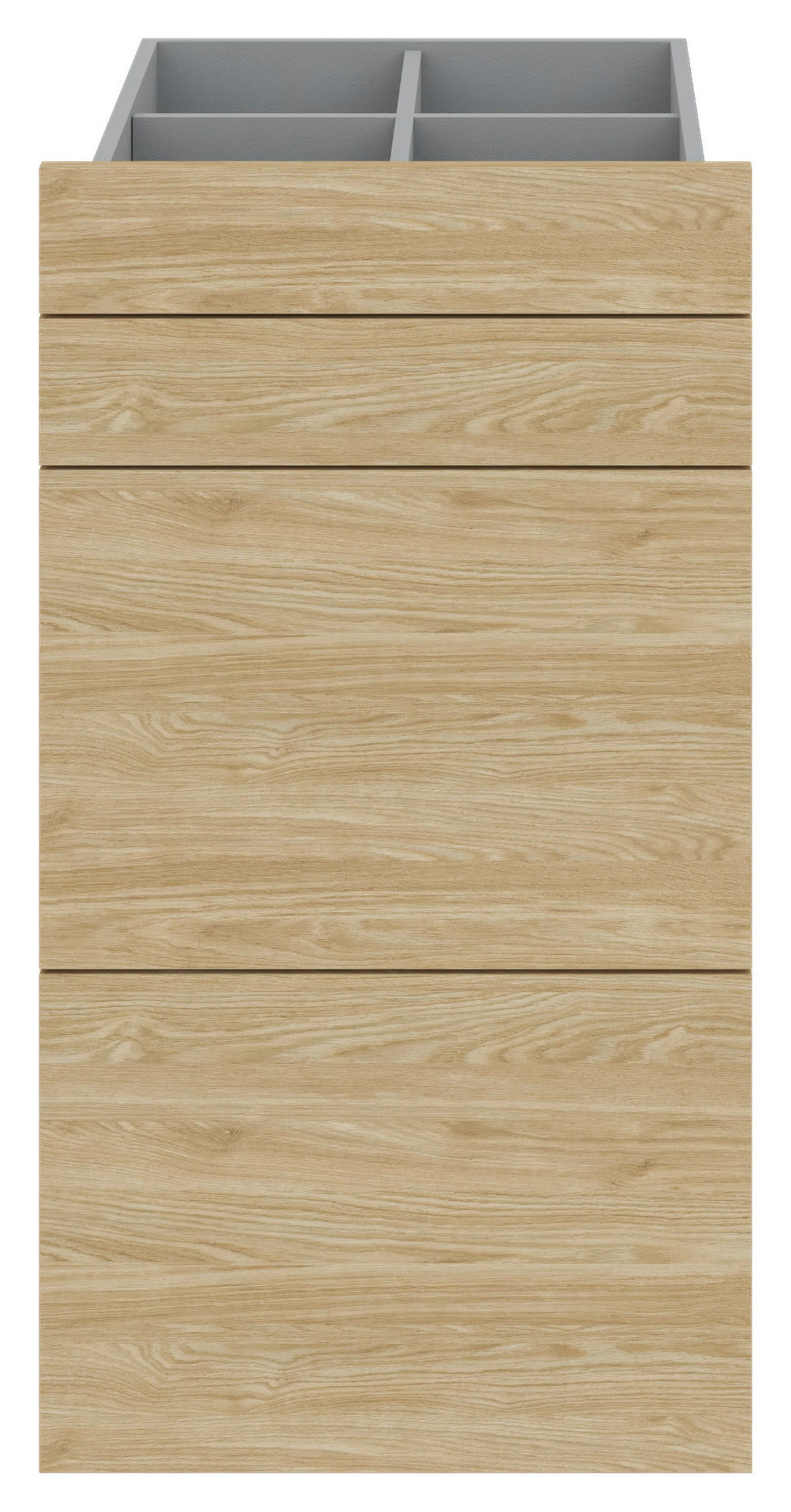 SCHUBLADENSET 45,3/83/46,8 cm   - Eichefarben, Konventionell, Holzwerkstoff (45,3/83/46,8cm) - Hom`in