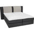 BOXSPRINGBETT in Dunkelgrau, Grau - Dunkelgrau/Alufarben, KONVENTIONELL, Kunststoff/Textil (200/200/cm) - Bentley BOXSPRINGBETT in Dunkelgrau, Grau - Dunkelgrau/Alufarben, KONVENTIONELL, Kunststoff/Textil (200/200/cm) - Bentley