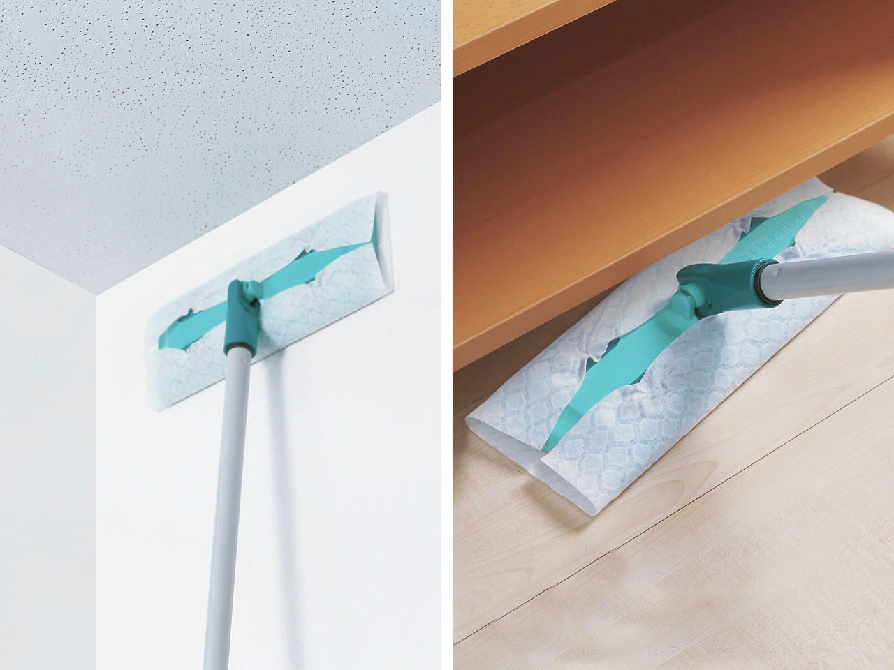 STAUBTÜCHER - Weiß, Basics, Kunststoff (28/22cm) - Leifheit