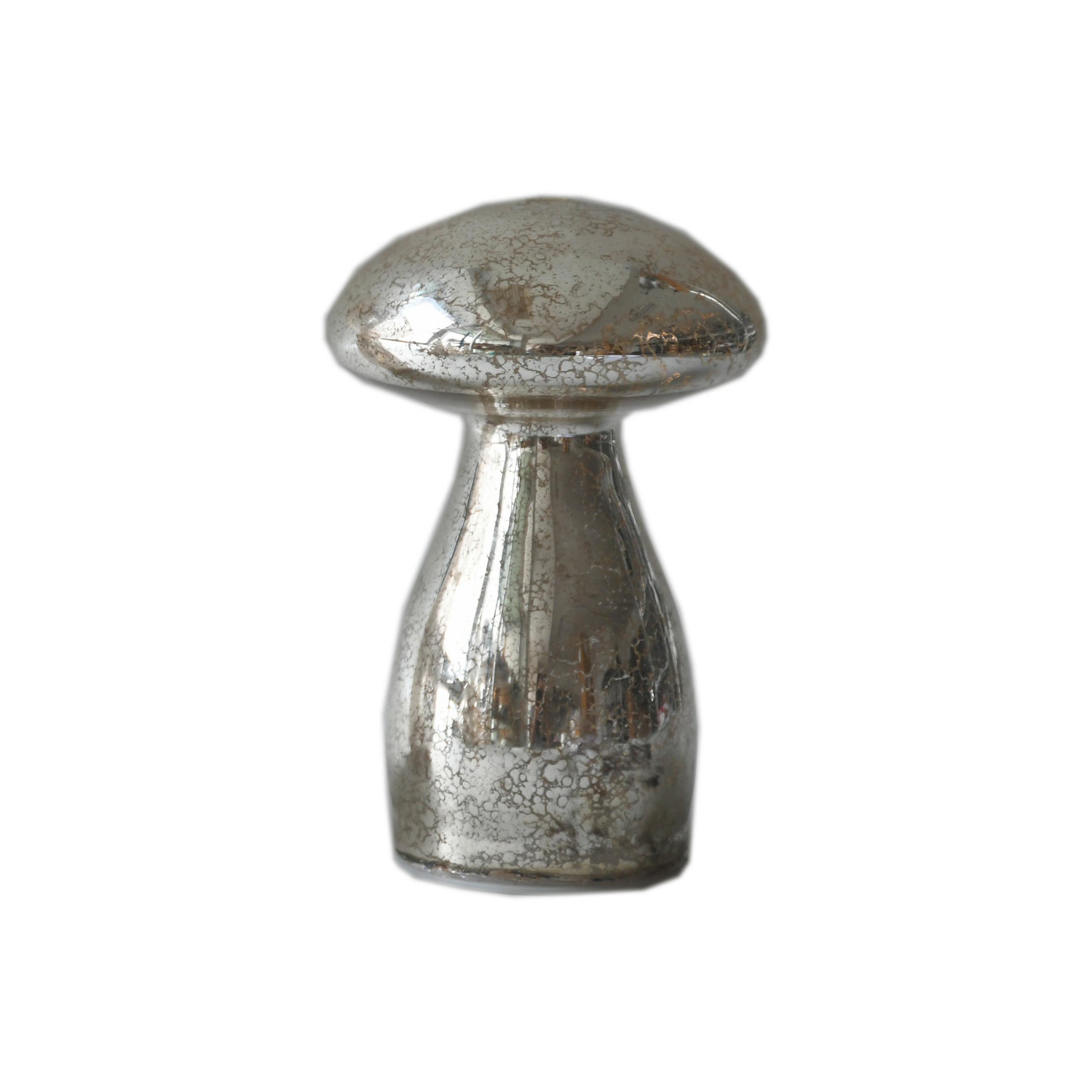 DEKOPILZ  - Silberfarben, LIFESTYLE, Glas (9,5/15cm) - X-Mas