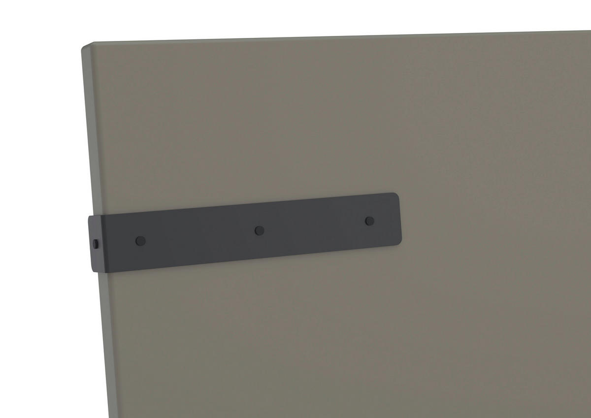 BETT Primolar 120/200 cm Grau, Grün  - Schwarz/Grau, Design, Metall (120/200cm) - Xora