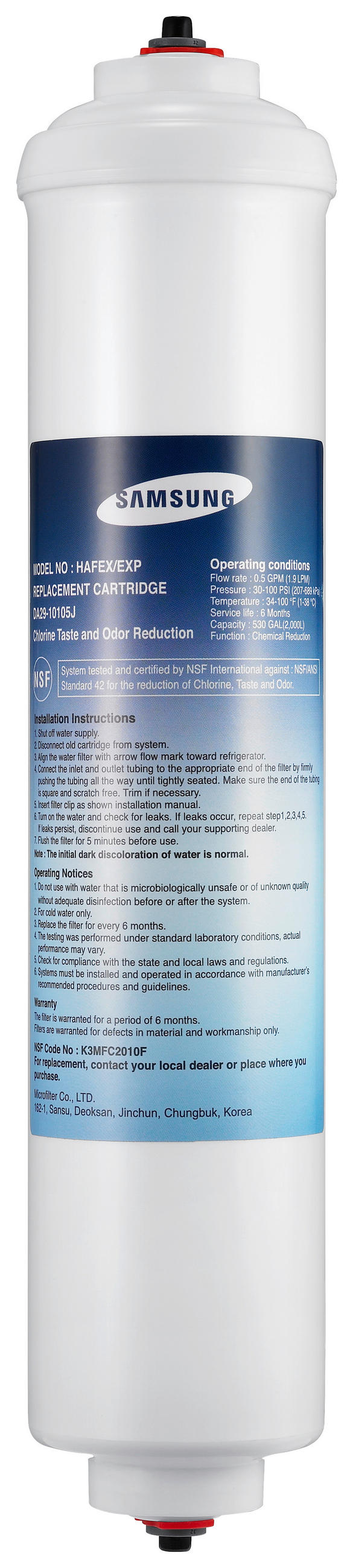 FILTERKARTUSCHE   - Basics, Kunststoff (8/3,6/8cm) - Samsung