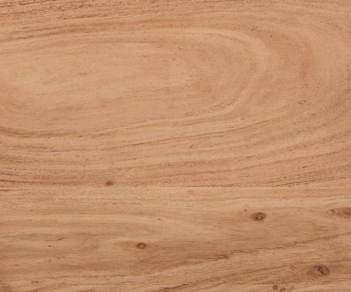 COUCHTISCH Akazie vollmassiv 95/95/39 cm sechseckig Schwarz, Akaziefarben  - Schwarz/Akaziefarben, Design, Holz/Metall (95/95/39cm) - Carryhome