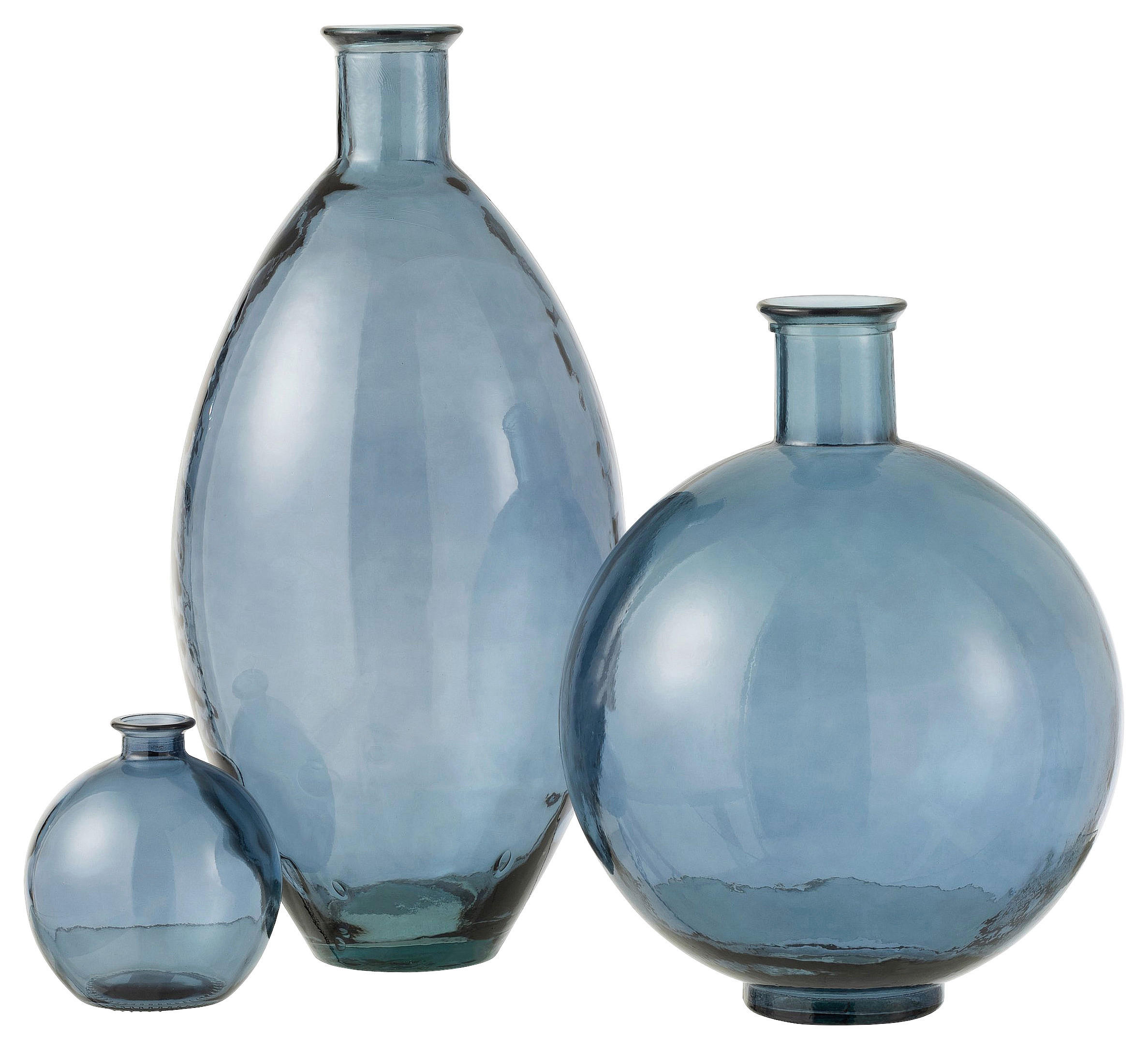 DEKOVASE  - Blau, Trend, Glas (29/60/29cm)