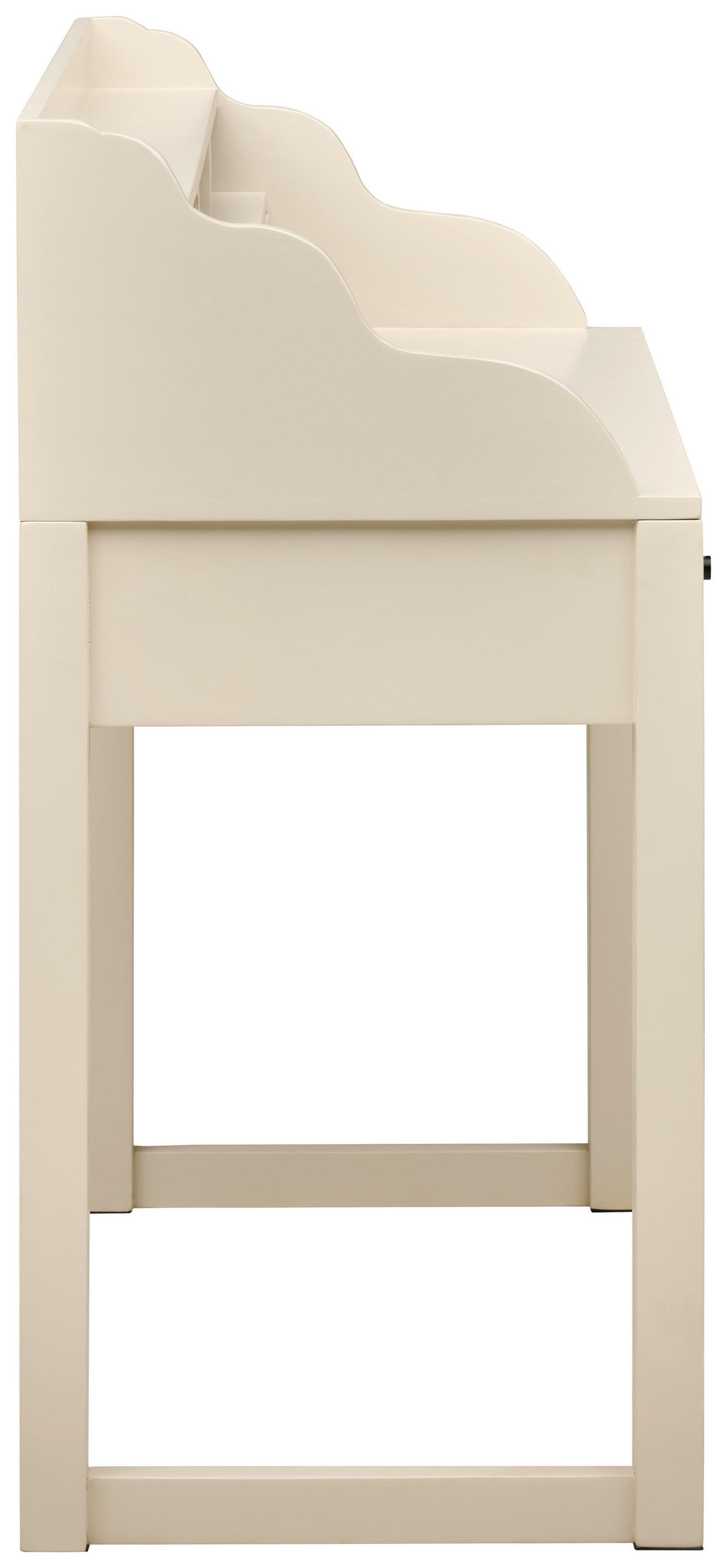 SEKRETÄR  in Weiß  - Schwarz/Weiß, MODERN, Holz/Metall (90/105/50cm) - Livetastic