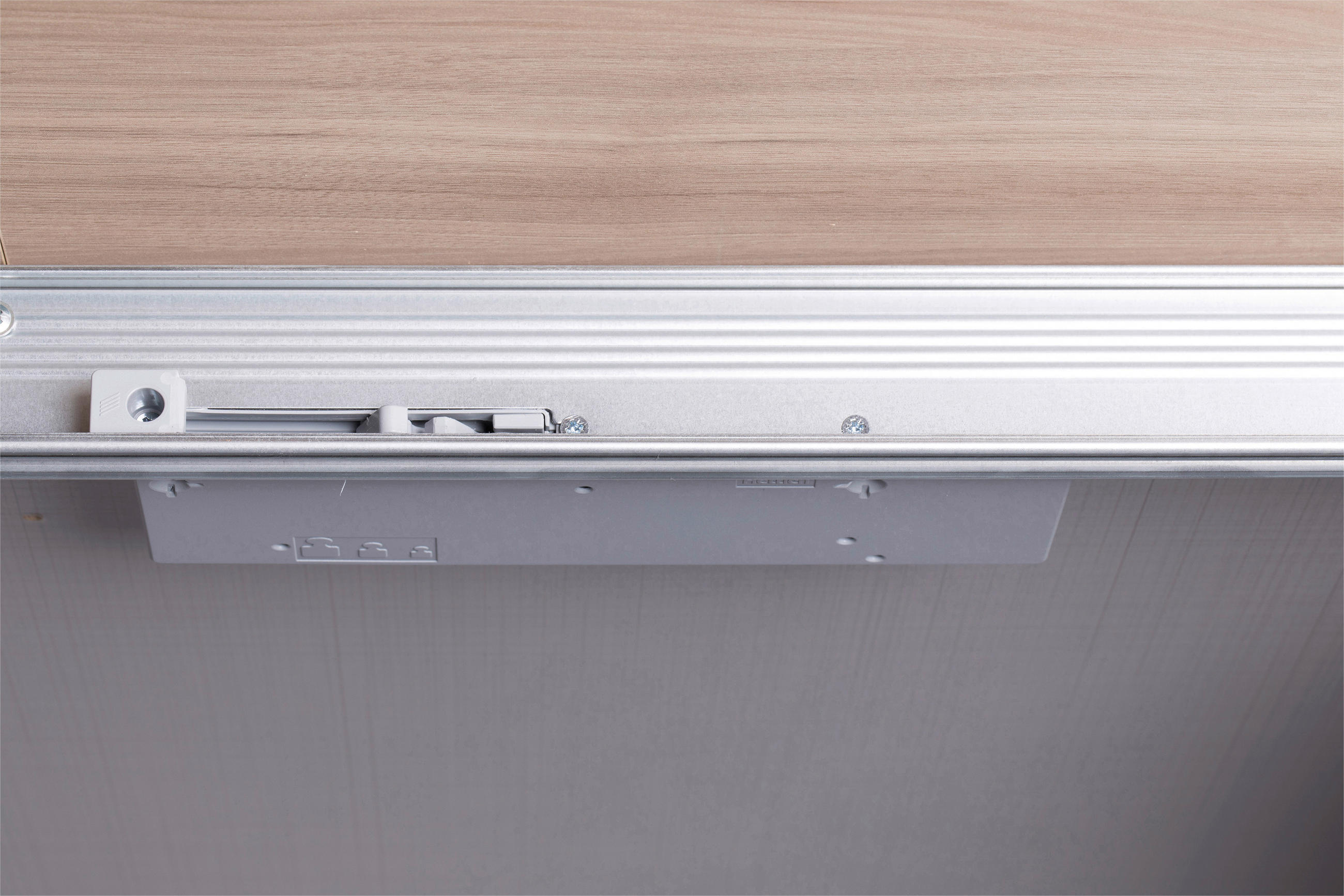 Amortizor De Ușă 35/10/13 cm   - culoare aluminiu/gri, Konventionell (35/10/13cm) - Carryhome